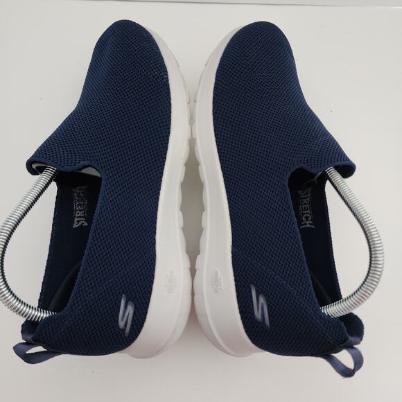 Skechers Air Cooled GO WALK Joy Vela blue‎ slip on comfort shoes womens size 10 - Picture 5 of 10